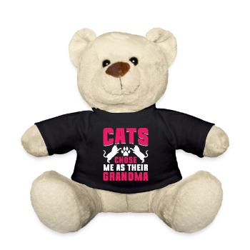 Cadeaux de grand-mère chat - Nounours - noir - Devant