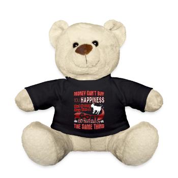 Goat Is Happiness - Teddy Bear - black - Front