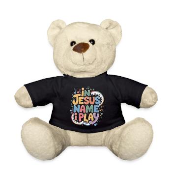 Faith and music united - Teddy Bear - black - Front
