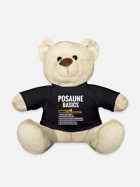 Posaune Basics Regeln Blaskapelle Blasmusik - Teddy - Schwarz