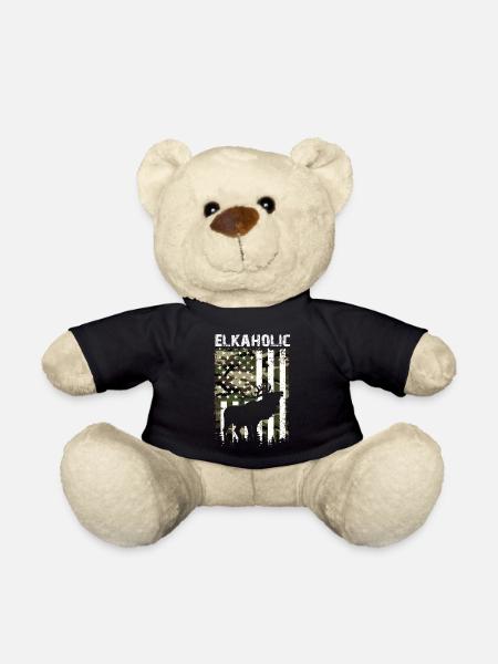 Elchjagd Elkaholische Jäger - Teddy - Schwarz