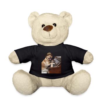 Labrador Retriever - Teddy Bear - black - Front