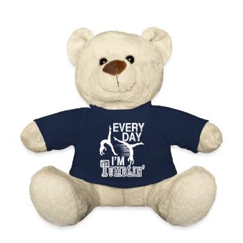 Tumbling Every Day I am Tumbling - Teddy Bear - french navy - Front