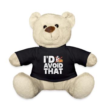 Lactose intolerance Lactose intolerant - Teddy Bear - black - Front