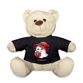 Entzückender Geist mit Hexenhut - Teddy - Schwarz - Vorne