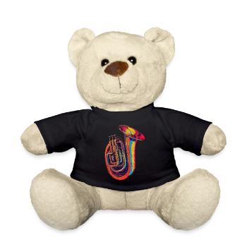 Tuba - Teddy Bear - black - Front