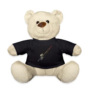 Angel Retro Stil - Teddy - Schwarz - Vorne