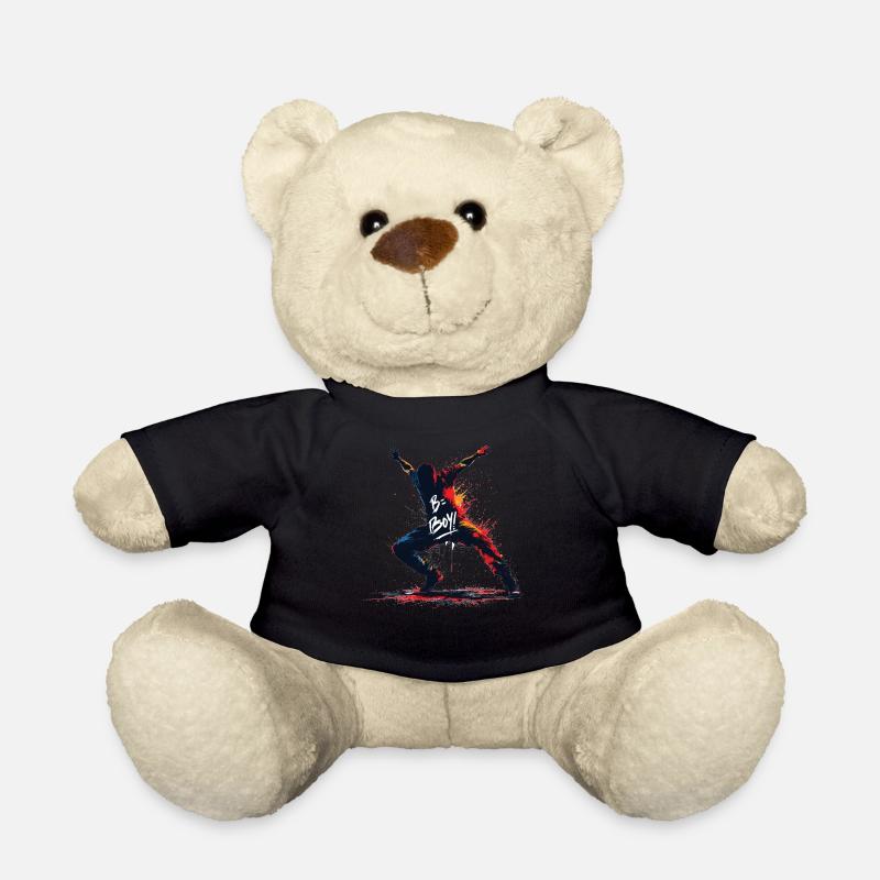 B-Boy Breakdance Hip Hop Tanz Tänzer Breakdance - Teddy - Schwarz