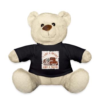 J’ai un cœur comme un camion - Nounours - noir - Devant