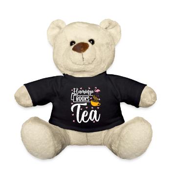 Flamingo Books Tea - Pink Flamingo - Teddy - Schwarz - Vorne