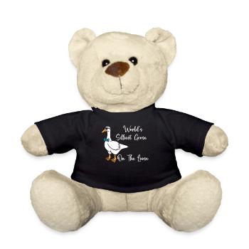 Worlds Silliest Goose On The Loose - Teddy Bear - black - Front