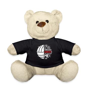 Je peux tout faire grâce au volleyball - Nounours - noir - Devant