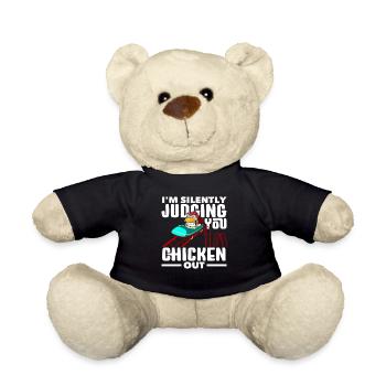 Achterbahn Spaß Beobachte Dein Huhn - Teddy - Schwarz - Vorne