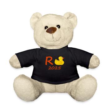 Canard Pension 2025 Pension Retraite Grand-père Mamie Retraité - Nounours - noir - Devant