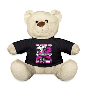 Medical Assistant Proud Medical Assistant - Teddy Bear - black - Front