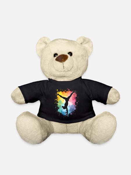 Turnerin - Geboren zum Turnen - Teddy - Schwarz