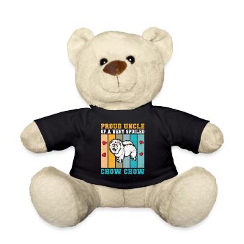 Chow Chow Gifts - Teddy Bear - black - Front