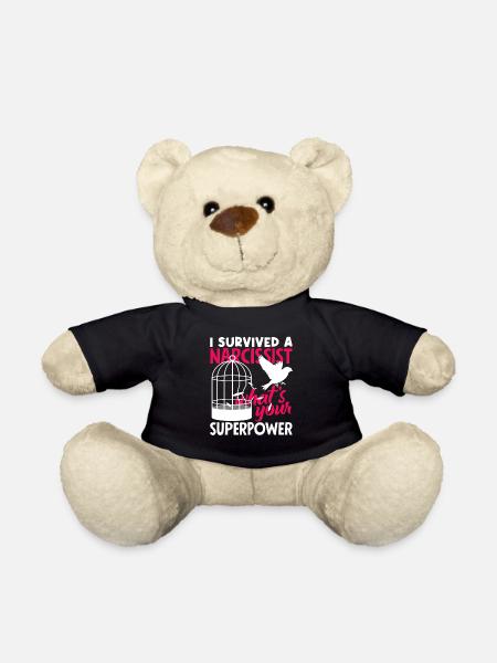 I Have a Narcissistic Superpower Divorce - Teddy Bear - black