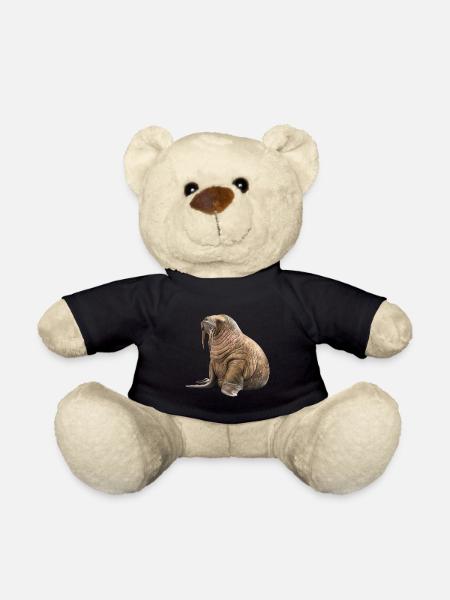 Walross - Teddy - Schwarz