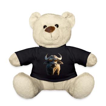 Buffalo Cape Buffalo Safari African Buffalo - Teddy Bear - black - Front
