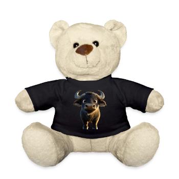 Buffalo Cape Buffalo Safari African Buffalo - Teddy Bear - black - Front