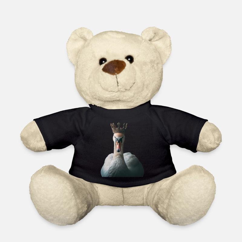 Schwan - Teddy - Schwarz
