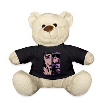 Fille de dessin animé mystique - Nounours - noir - Devant