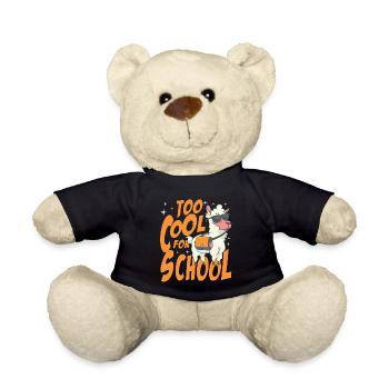 Too Cool For School Stem Sped Education Llama - Teddy Bear - black - Front