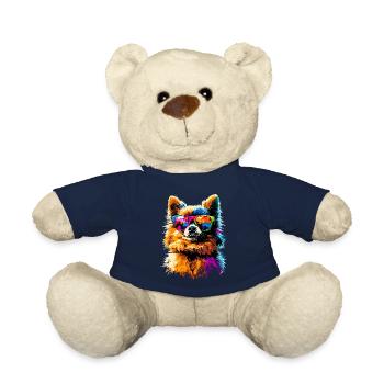 Pomeranian Pomeranian Pom Sweet German Spitz - Teddy Bear - french navy - Front
