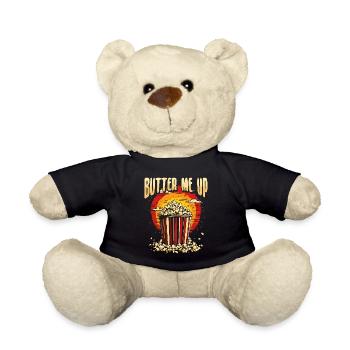 Popcorn - Teddy Bear - black - Front