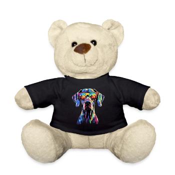 Great Dane Hatz Male Saupacker Great Dane - Teddy Bear - black - Front