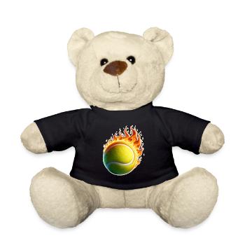 balle de tennis Tennis Flames - Nounours - noir - Devant