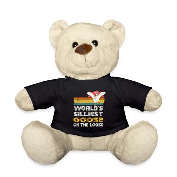 Die dümmste Gans der Welt auf freiem Fuß - Teddy - Schwarz - Vorne