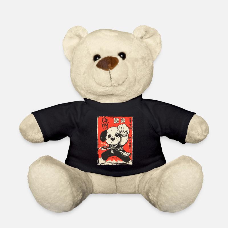 Asiatischer Kampfsport Dojo-Hund - Teddy - Schwarz