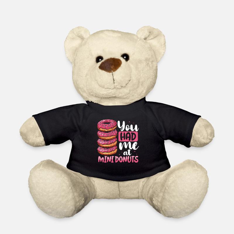 Donuts Donut - Teddy Bear - black