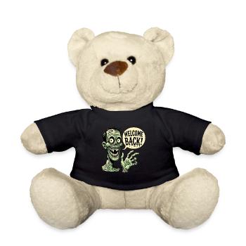 Happy Zombie: Welcome Back - Teddy Bear - black - Front