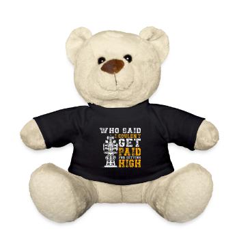 Industrial Climbers Tower Climbers Industrial Climbing - Teddy Bear - black - Front