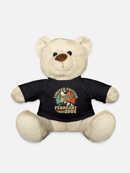 Original Février 2005 Vintage Cadeau Anniversaire - Nounours - noir