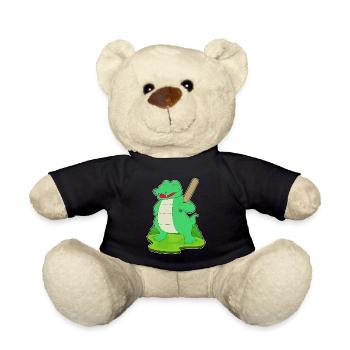 Crocodile Cricket Batte de cricket - Nounours - noir - Devant