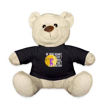 Wenn Sie ein Softeis wollen, holen Sie sich Eis - Teddy - Schwarz - Vorne
