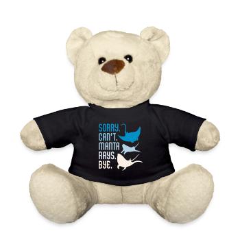 Sorry Can't Manta Rays Bye Scuba Diver Pacific - Teddy - Schwarz - Vorne