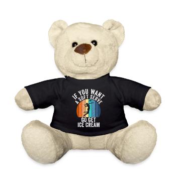 Wenn Sie ein Softeis wollen, holen Sie sich Eis - Teddy - Schwarz - Vorne