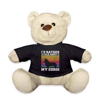 Corgi Gifts for Corgi Lovers - Teddy Bear - black - Front