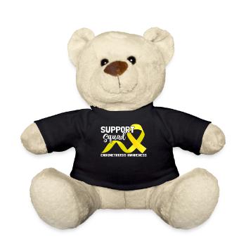 Support Squad Yellow Ribbon Endo-Endometriose - Teddy - Schwarz - Vorne