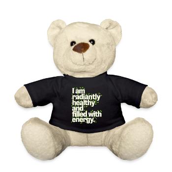 Je suis en pleine forme et pleine d’énergie - Nounours - noir - Devant
