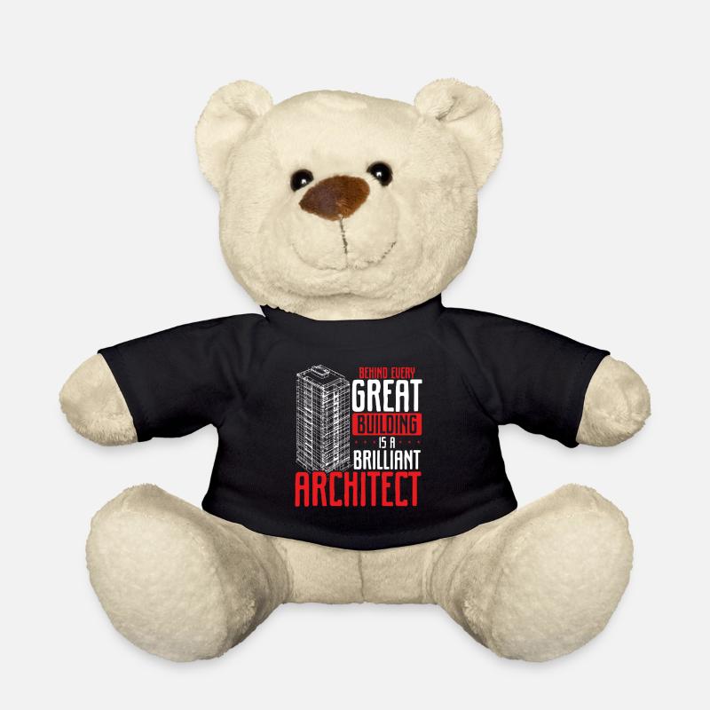 Architekt Architektur Geschenk Architekturstudent - Teddy - Schwarz