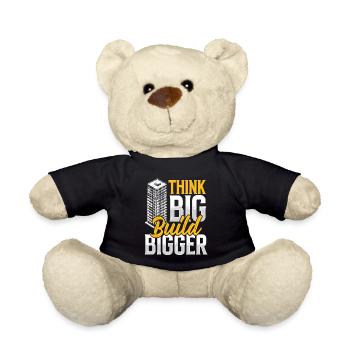 Architekt Architektur Geschenk Architekturstudent - Teddy - Schwarz - Vorne
