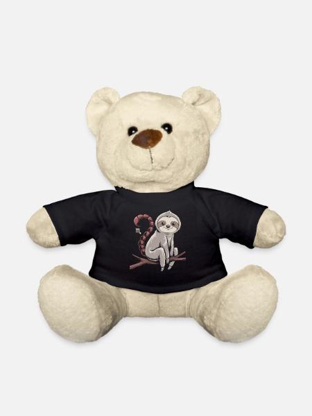 Gemütlicher Skorpion Faultier für - Teddy - Schwarz