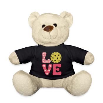 Pickleball Spruch Sport Lustig Pickleball Geschenk - Teddy - Schwarz - Vorne