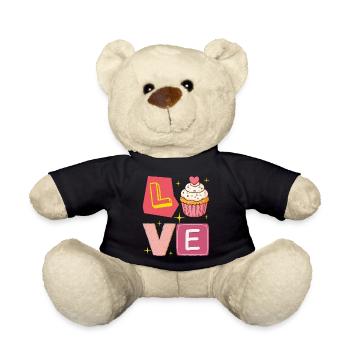 Cupcake Love – L’amour Version Sucrée Mignon - Nounours - noir - Devant
